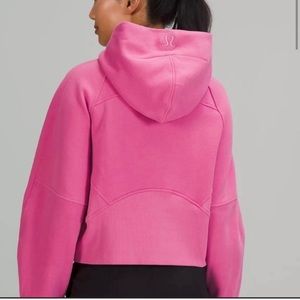 Lululemon Pink Blossom Scuba Oversized Half-Zip